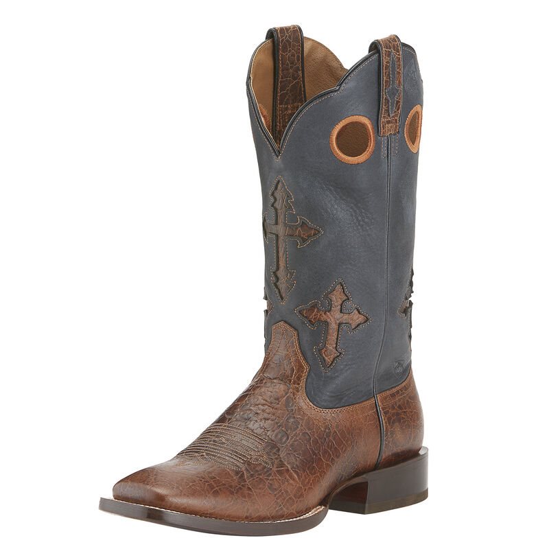 Ariat Ranchero - Western Laarzen Bruin / Grijs Heren - 32004-298